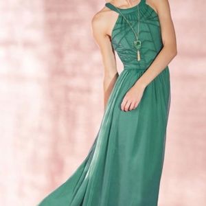 Modcloth - Green High-Low Dress